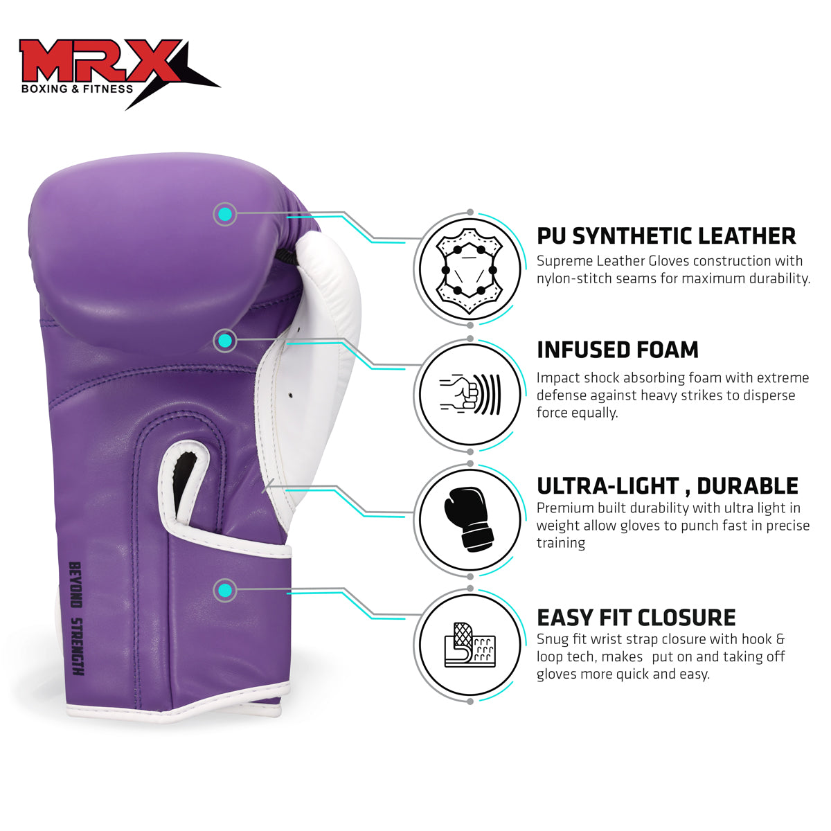MRX Womens Boxing Gloves Bag Sparring Training Kickboxing Mauy Thai