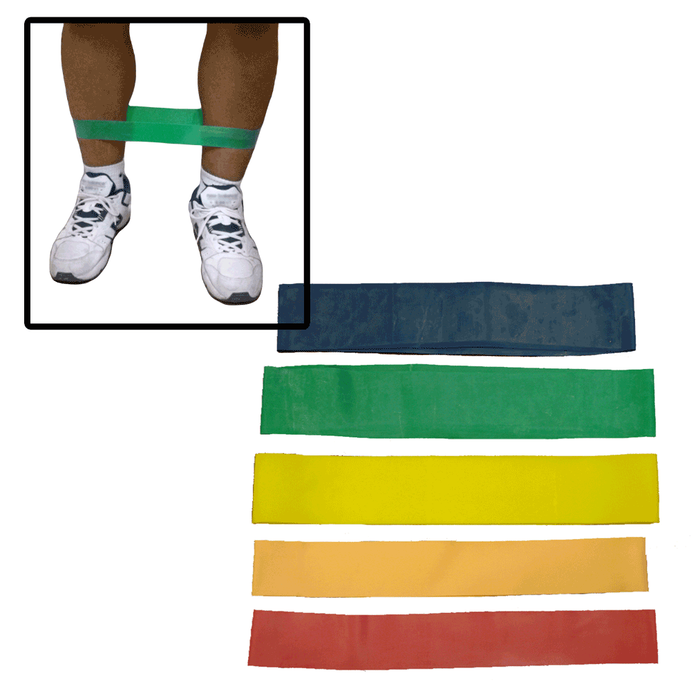 Workoutz 5-Piece Ankle Resistance Band Set | Mini Bands